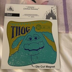 Disney The Muppets Thog magnet 70th anniversary NWT